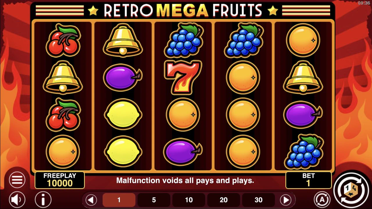 Retro Mega Fruits Screenshot 6 - real gameplay view