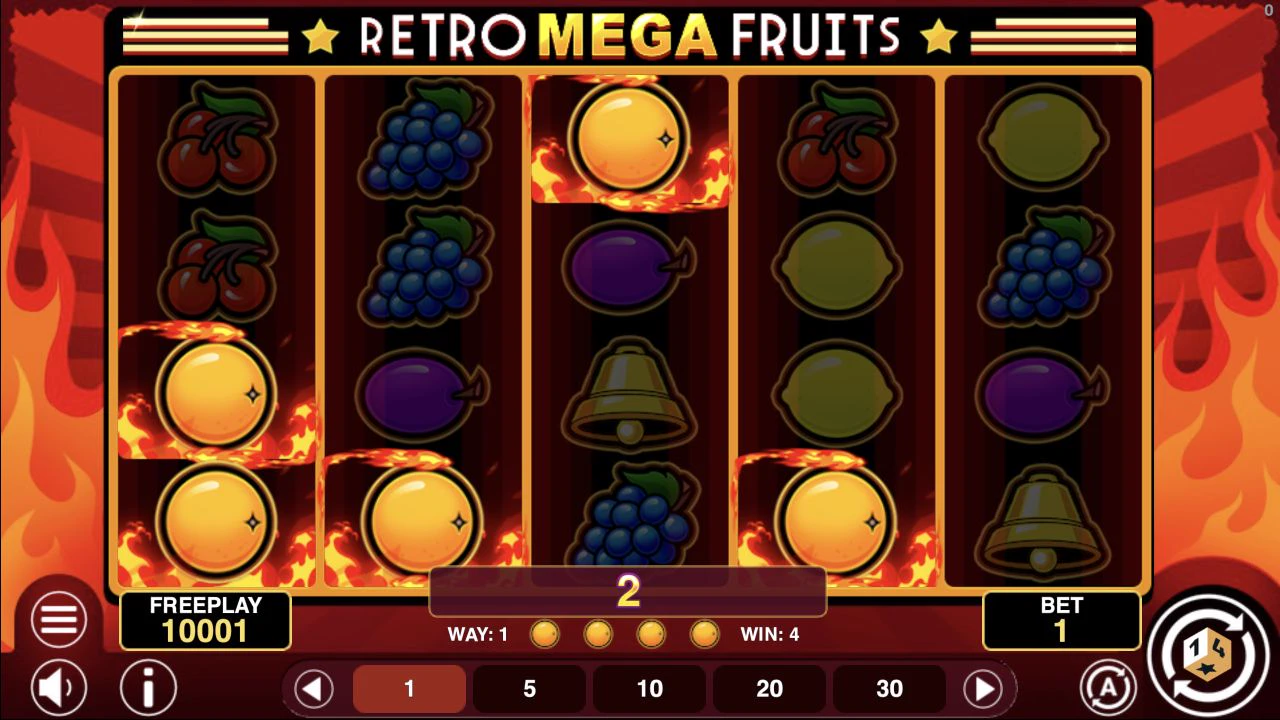 Retro Mega Fruits Screenshot 7 - real gameplay view