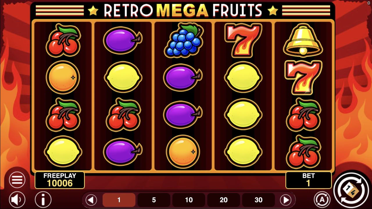 Retro Mega Fruits Screenshot 8 - real gameplay view